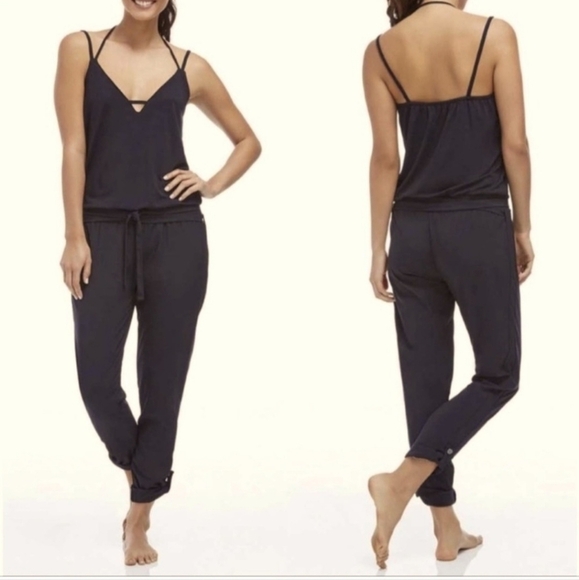 Fabletics Size Small Black Jumpsuit - Picture 1 of 5